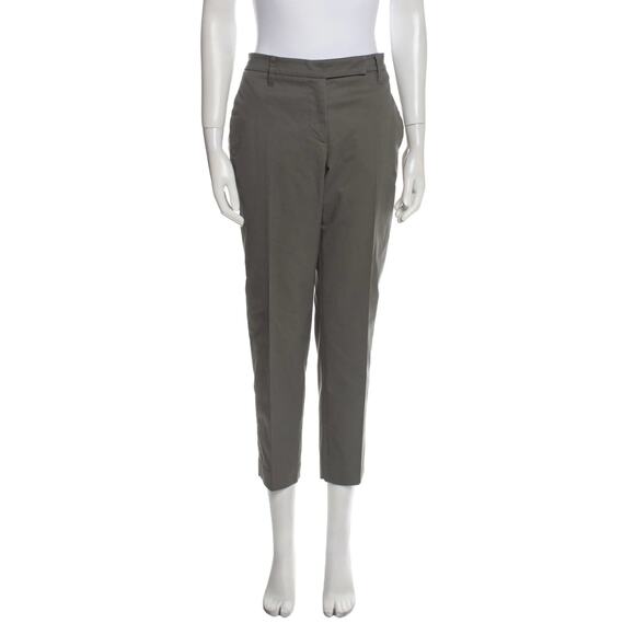 Brunello Cucinelli Straight Leg Grey Pants - Picture 1 of 3